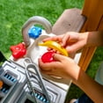 thumbnail image 8 of KidKraft Adventure Bend Wooden Swing Set with Three Slides, 8 of 19