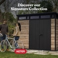 thumbnail image 8 of Keter 9' x 7' Signature Collection Resin Outdoor Shed, 8 of 22