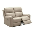 thumbnail image 10 of Everett 3-Piece Top-Grain Leather Manual Reclining Set, Assorted Colors, 10 of 17