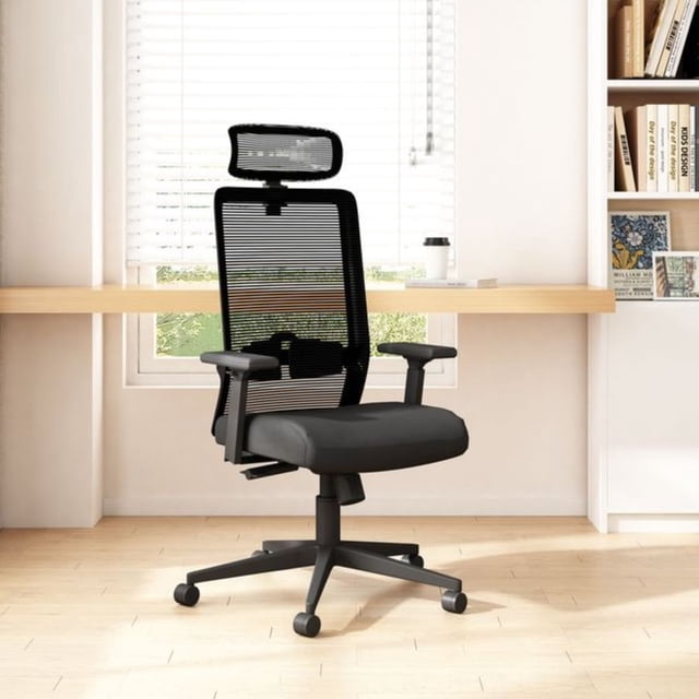 BOSS Office Mesh Back Ergonomic Task Chair with Height Adjustment