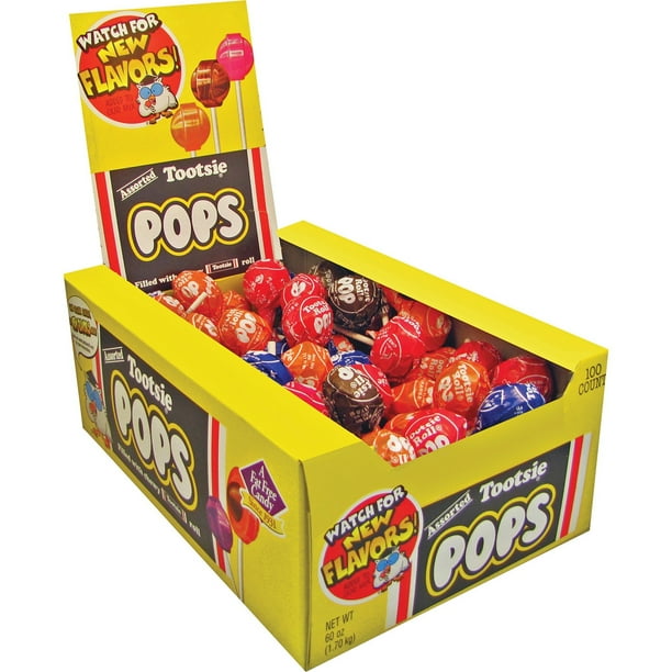 Tootsie Pops Assorted Mix, 100 pcs.