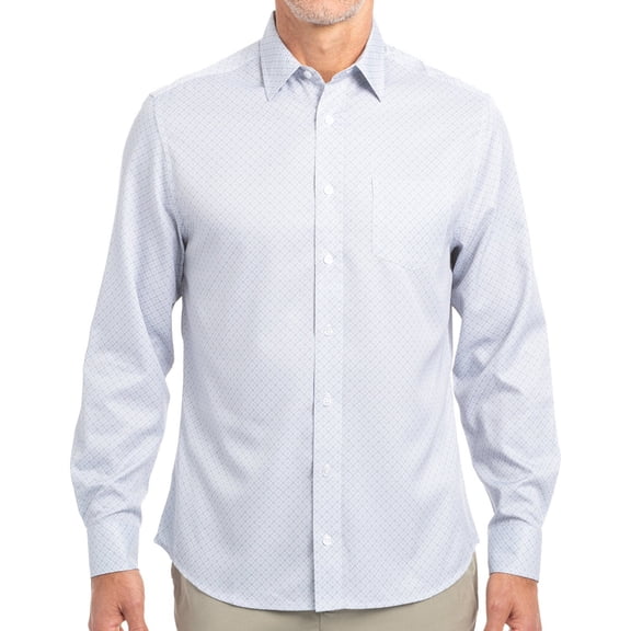 Nick Graham Men's Performance Long Sleeve Woven Sport Shirt