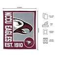 thumbnail image 3 of Logo Brands North Carolina Central Eagles 60"x70" Super Plush Blanket, 3 of 6
