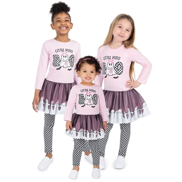 Counting Daisies Halloween Tutu Set