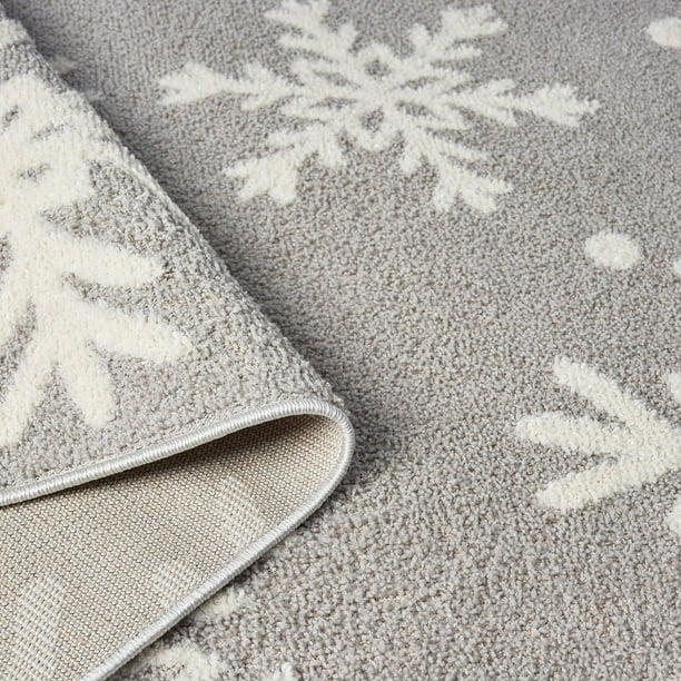 Frosty Bells Winter Whispers Holiday Area Rug, Assorted Sizes