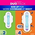 thumbnail image 5 of Always Ultra Thin Long Super Pads with Flexi-Wings, Unscented, Size 2, 92 ct., 5 of 7