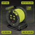 thumbnail image 7 of Masterplug 50ft 4 Socket Extension Cord Reel With Wall Mount 13A, 7 of 9