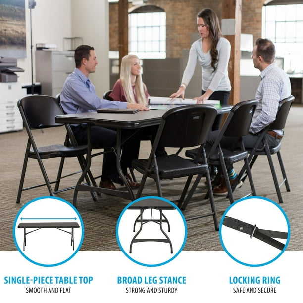 Lifetime Black 6' Nesting Table. Commercial - Samsclub.com