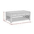 thumbnail image 2 of Society Den Stark Lift-Top Coffee Table, 2 of 10