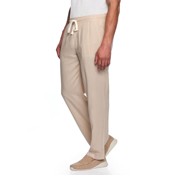Lands’ End Men's Cotton Linen Pull-On Pant