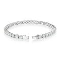 thumbnail image 4 of Men's Gemstone Tennis Bracelet in Sterling Silver, 4 of 8