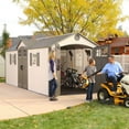 thumbnail image 17 of Lifetime 20' x 8' Outdoor Storage Shed (Dual Entry), 17 of 20