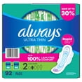 thumbnail image 10 of Always Ultra Thin Long Super Pads with Wings, Size 2, 92 ct., 10 of 10