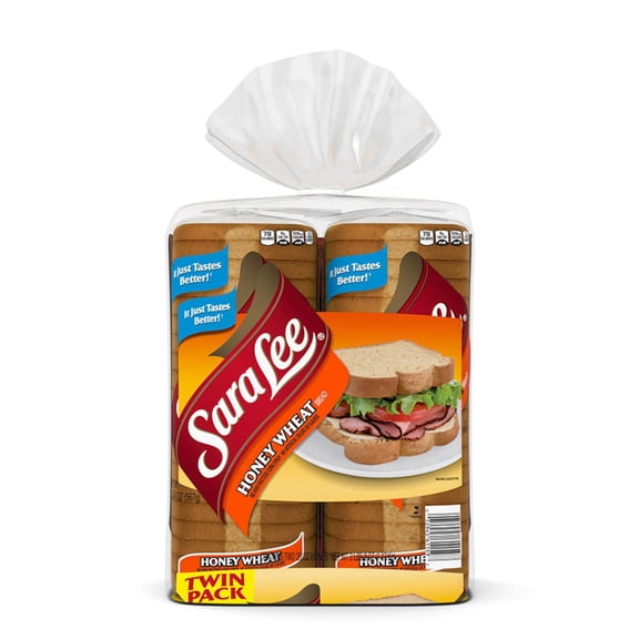 Sara Lee Honey Wheat Bread 20 oz., 2 pk.