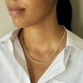 thumbnail image 5 of Kissing Hearts Double Rope Chain Necklace in 14K Gold, 5 of 5