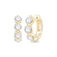 thumbnail image 1 of 2.00 CT.T.W. Lab Created Diamond Hoop Earrings in 14K Gold, 1 of 7