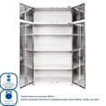 thumbnail image 5 of Seville Classics UltraHD 8-Piece Steel Garage Cabinet Storage Set With Rolling Workbench, 14 Feet Wide, 5 of 18