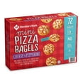 thumbnail interactive-video image 1 of Member's Mark Mini Pizza Bagels, Cheese & Pepperoni 72 ct., 1 of 5