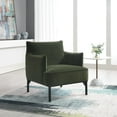 thumbnail image 1 of Gatsby Modern Stain-Resistant Velvet Accent Chair, Assorted Colors, 1 of 14