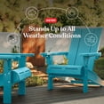 thumbnail image 5 of Keter Seabrook Modern Adirondack Chair with Integrated Cupholder, 5 of 14