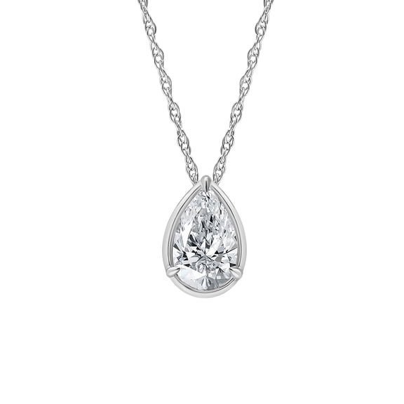 Lab Created Diamond Pendant in 14K Gold