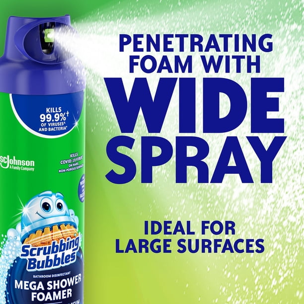 Scrubbing Bubbles Mega Shower Aerosol, Disinfectant Spray
