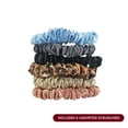 thumbnail image 2 of NIGHT Anti-Crease Silk Skinny Scrunchies, 6 ct., 2 of 7