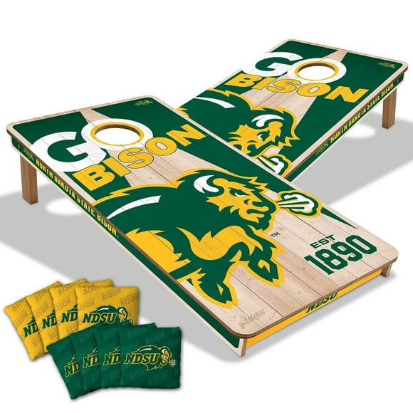 YouTheFan North Dakota State Bison 2'x4' Cornhole Board Set