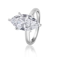 thumbnail image 2 of Lab Created Marquise Cut Solitaire Diamond Ring, 2 of 7