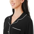 thumbnail image 4 of DreamMark Women's 2-Piece Notch Collar Pajama Set, 4 of 11