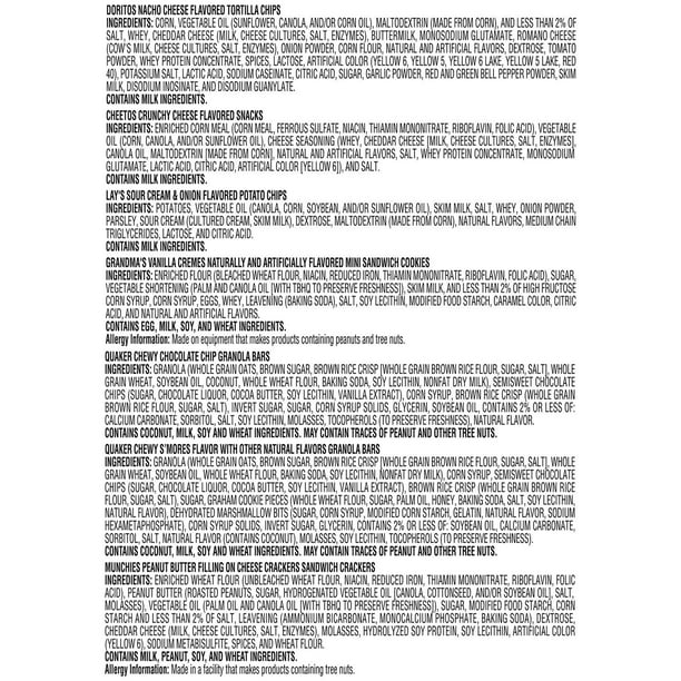 cigarettes and chocolate play script Frito Lay Snack Time Mix, Variety Pack Snacks, 50 pk