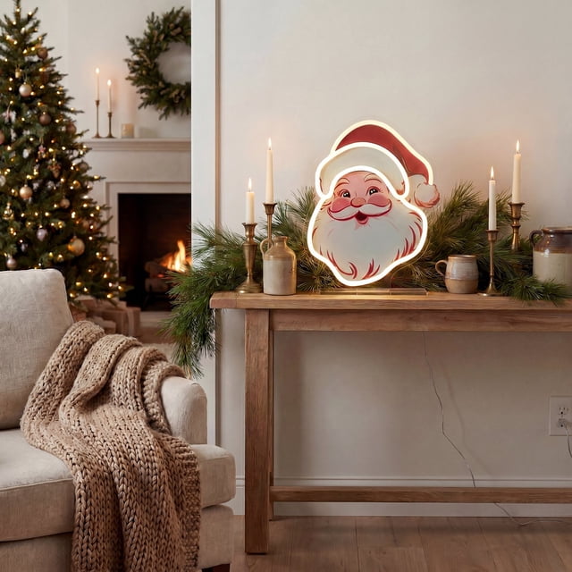 Acrylic Santa Neon Light