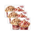 thumbnail image 1 of Cold Stone Creamery $30 Gift Card Multi-Pack, 3 x $10, 1 of 1