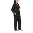 thumbnail image 2 of DreamMark Women's 2-Piece Notch Collar Pajama Set, 2 of 8