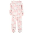 thumbnail image 2 of Carter's Baby & Toddler Girls Fleece Footie Pajama, 2 of 4