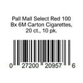 thumbnail image 1 of Pall Mall Select Red 100 Bx 6M Carton Cigarettes, 20 ct., 10 pk., 1 of 1