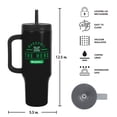 thumbnail image 3 of Logo Brands Marshall Thundering Herd Stainless Steel Leakproof Tumbler, 3 of 6
