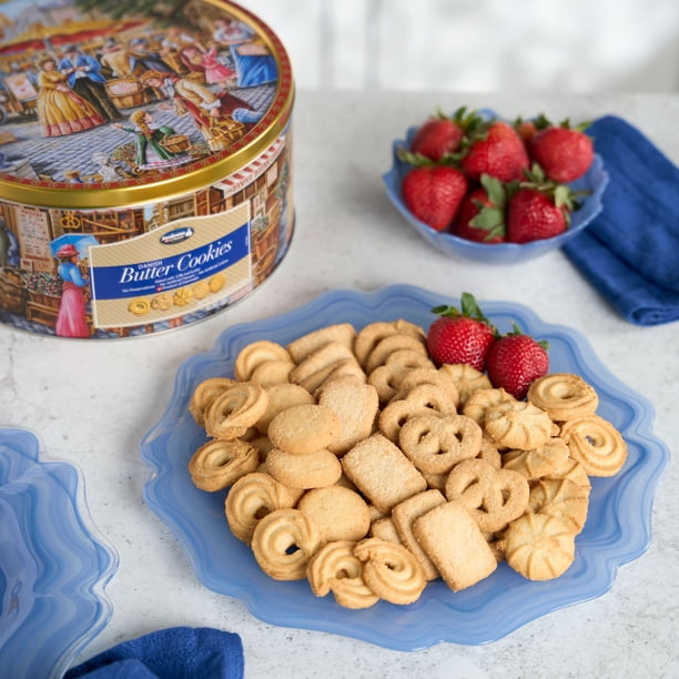 Jacobsens Original Premium Danish Butter Cookie Tin, 3.5 lbs