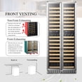 thumbnail image 15 of Lanbo 32 Inch Dual Door Dual Wine Cooler, 15 of 15