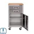 thumbnail image 5 of Seville Classics UltraHD Interlocking 2-Drawer Rolling Storage Cabinet, 20"W x 18"D x 34.5”H, 5 of 17