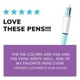 thumbnail image 3 of BIC 4-Color Retractable Ballpoint Pens, Variety Pack, 7 Count, 3 of 17