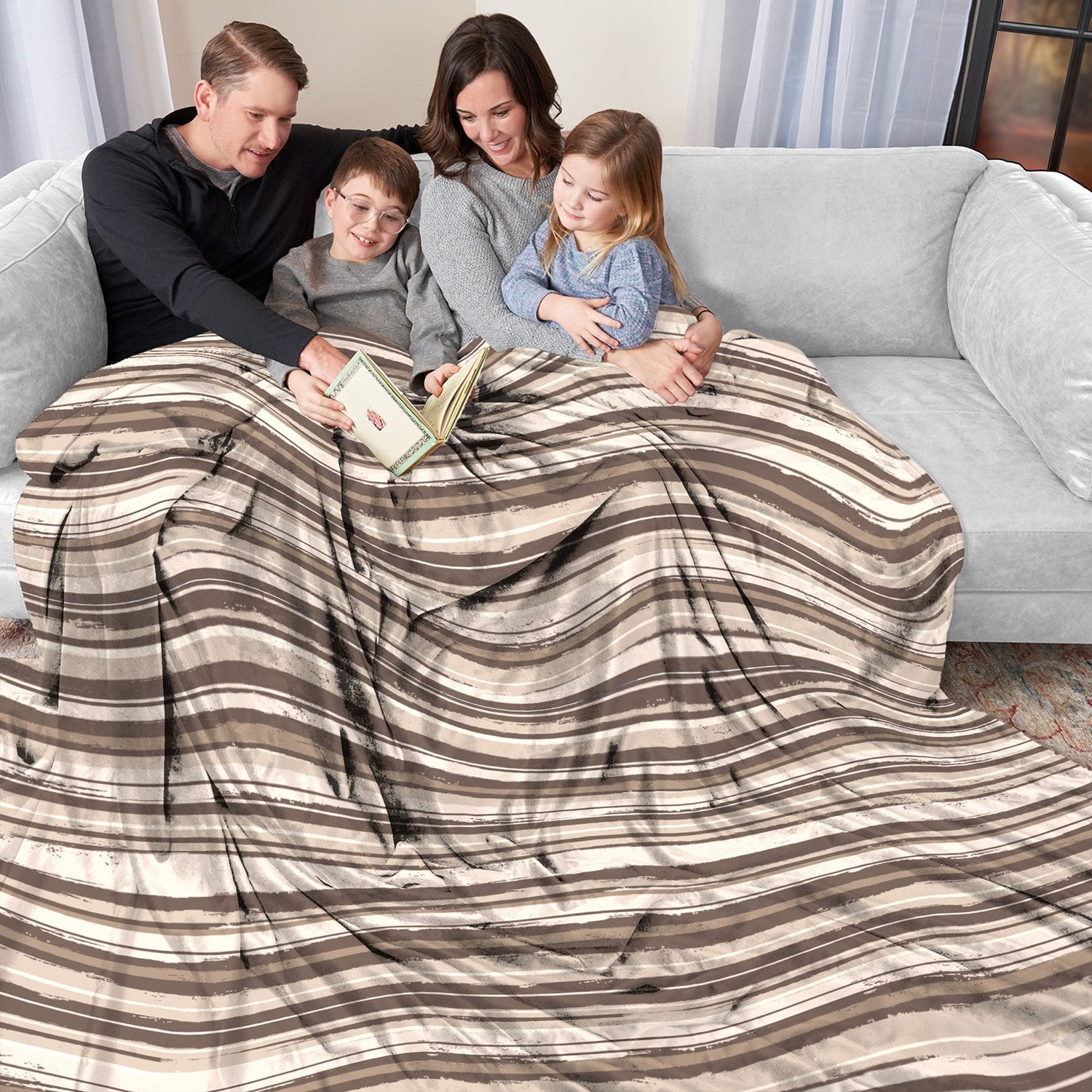 Oversized Cozy Night Cloud Throw Blanket, 110