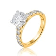 thumbnail image 2 of Lab Created Round Cut Diamond Ring, 2 of 5