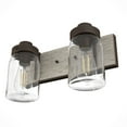 thumbnail image 7 of Hunter Devon Park with Clear Glass Bathroom Vanity Wall Light Fixture, 7 of 8