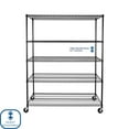 thumbnail image 6 of Seville Classics UltraDurable 5-Tier NSF Steel Shelving, 60" W x 24" D x 76" H, 6 of 10