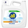 thumbnail image 1 of all Free Clear Liquid Laundry Detergent, Advanced Oxi, 140 loads, 250 fl. oz., 1 of 8