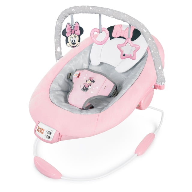 Bright Starts Disney Baby Minnie Mouse Rosy Skies Comfy Bouncer