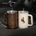 thumbnail image 6 of Logo Brands Wyoming Cowboys 40 oz. Stainless Steel Tumbler Set, 6 of 6