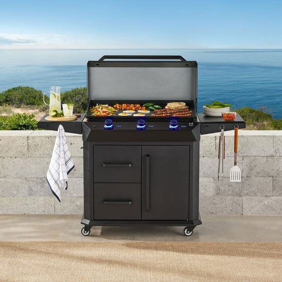 Member's Mark 36" Intelligent Propane Gas Griddle w/ Cart and Cover