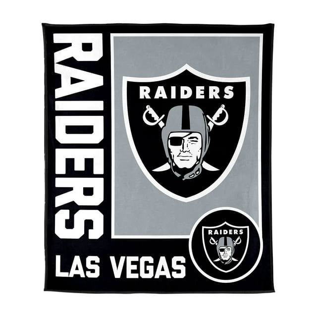 Logo Brands Las Vegas Raiders 60"x70" Super Plush Blanket